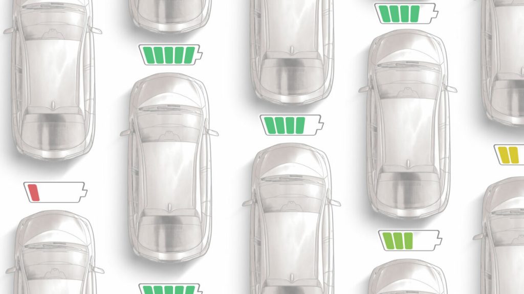 Electric car illustration by Mashable shared by Drive Electric Dayton