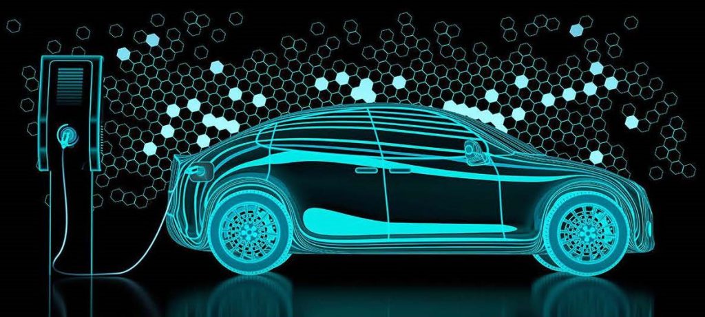 Electric vehicle Illustration shared by Drive Electric Dayton with link to source: Knowable magazine.