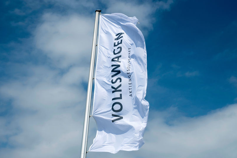 Volkswagen flag shared by Drive Electric Dayton