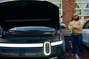 13-DRH_1190 Cars & Coffee at 2nd Street Public Market, Dayton, Ohio, February 26, 2023, photo by Butterfly Effect Photography, shared by Drive Electric Dayton.