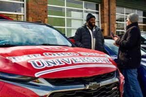 17-DRH_1247 Cars & Coffee at 2nd Street Public Market, Dayton, Ohio, February 26, 2023, photo by Butterfly Effect Photography, shared by Drive Electric Dayton.