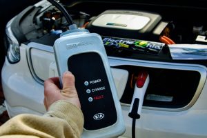 20-DRH_1280 Cars & Coffee at 2nd Street Public Market, Dayton, Ohio, February 26, 2023, photo by Butterfly Effect Photography, shared by Drive Electric Dayton.