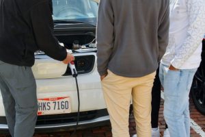 23-DRH_1292 Cars & Coffee at 2nd Street Public Market, Dayton, Ohio, February 26, 2023, photo by Butterfly Effect Photography, shared by Drive Electric Dayton.