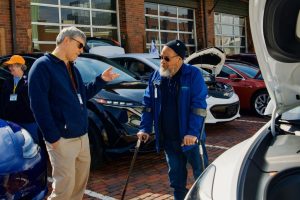 36-DRH_1378 Cars & Coffee at 2nd Street Public Market, Dayton, Ohio, February 26, 2023, photo by Butterfly Effect Photography, shared by Drive Electric Dayton.
