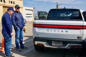 46-DRH_1443 Cars & Coffee at 2nd Street Public Market, Dayton, Ohio, February 26, 2023, photo by Butterfly Effect Photography, shared by Drive Electric Dayton.