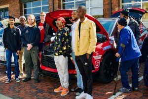 47-DRH_1453 Cars & Coffee at 2nd Street Public Market, Dayton, Ohio, February 26, 2023, photo by Butterfly Effect Photography, shared by Drive Electric Dayton.