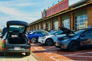 54-DRH_1536 Cars & Coffee at 2nd Street Public Market, Dayton, Ohio, February 26, 2023, photo by Butterfly Effect Photography, shared by Drive Electric Dayton.