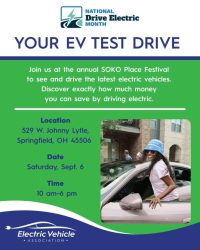 Take an Electric Vehicle Test Drive at SOKO Place Festival, Sept. 6